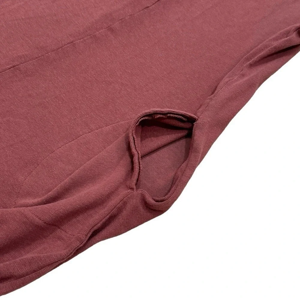 Fabletics Grace Relaxed Wide Leg Jumpsuit in Color Dark Rouge‎ Athleisure S